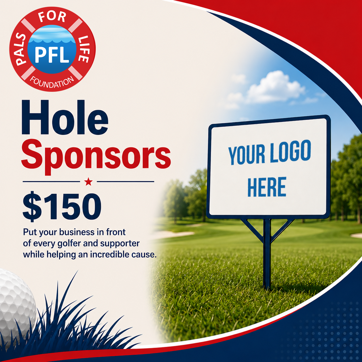 Sponsor a Hole - $150 Donation